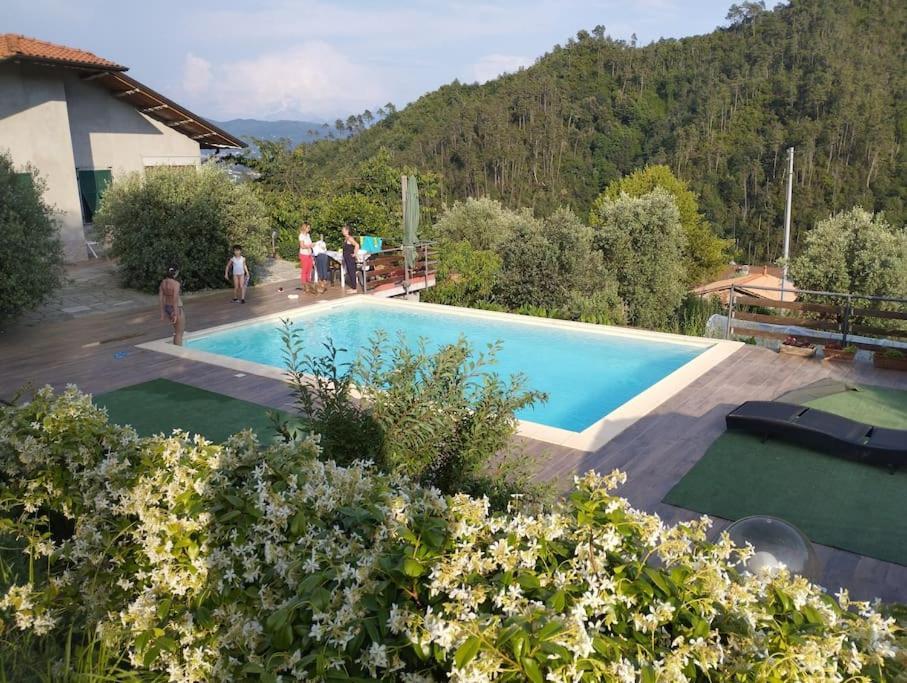 Villa Degli Ulivi Tivegna Екстер'єр фото